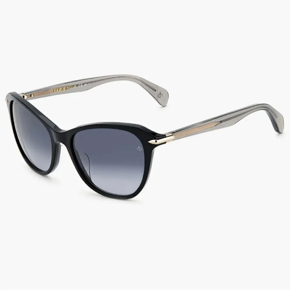 rag & bone Black 55mm Cat Eye Sunglasses